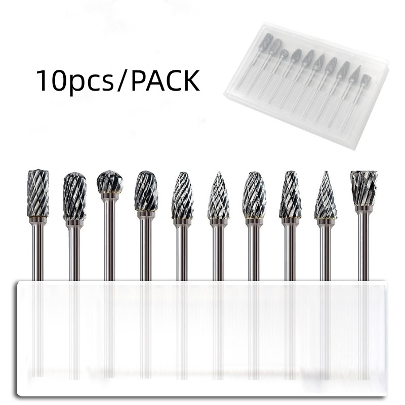 Dental Laboratory Tungsten Carbide Burs Grinding And Cutting Burs Kit Assorted Size HP