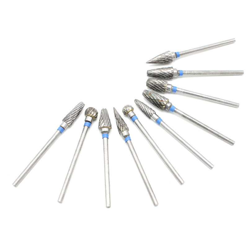 Dental Laboratory Tungsten Carbide Burs Grinding And Cutting Burs Kit Assorted Size HP