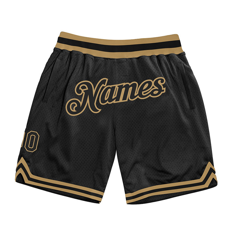 Custom Logo Vintage Streetwear Shorts Men Tackle Printing Retro Womens Plain Double Mesh Basketball Short