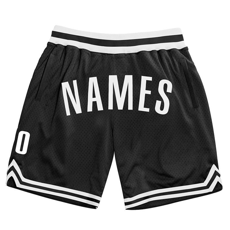 Custom Logo Vintage Streetwear Shorts Men Tackle Printing Retro Womens Plain Double Mesh Basketball Short