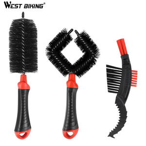 WEST BIKING Multifunction Cycling Bike Machine Brushes Scrubber Wash Tool Mountain Bike Bicycle Clean Brush Set