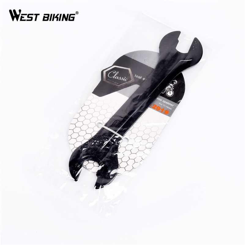 WEST BIKING Bike Repair Tools Bicycle Hubs Cone Spanner 13/15mm & 14/16mm Carbon Steel Headset Wrench MTB Cycling Repair Tools