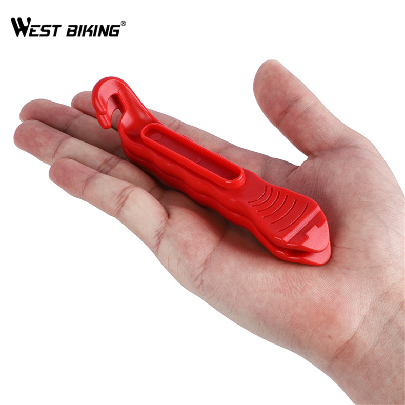 WEST BIKING New Design 3 Color High Strength Hardness Bike Tyre Levers Lightweight Repair Tool Pry Bar Bicycle Tire Spoon Levers