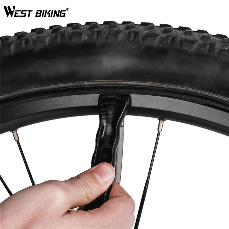 WEST BIKING New Design 3 Color High Strength Hardness Bike Tyre Levers Lightweight Repair Tool Pry Bar Bicycle Tire Spoon Levers