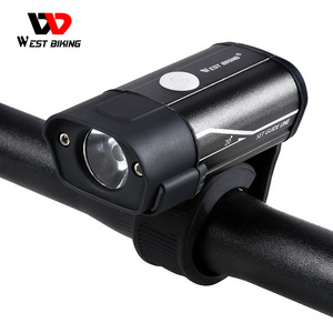 WEST BIKING Bicycle Light L2 LED Bike Head Lamp 5 modes Cycling Handlebar Safety Flashlight USB Rechargeable Bike Front Light