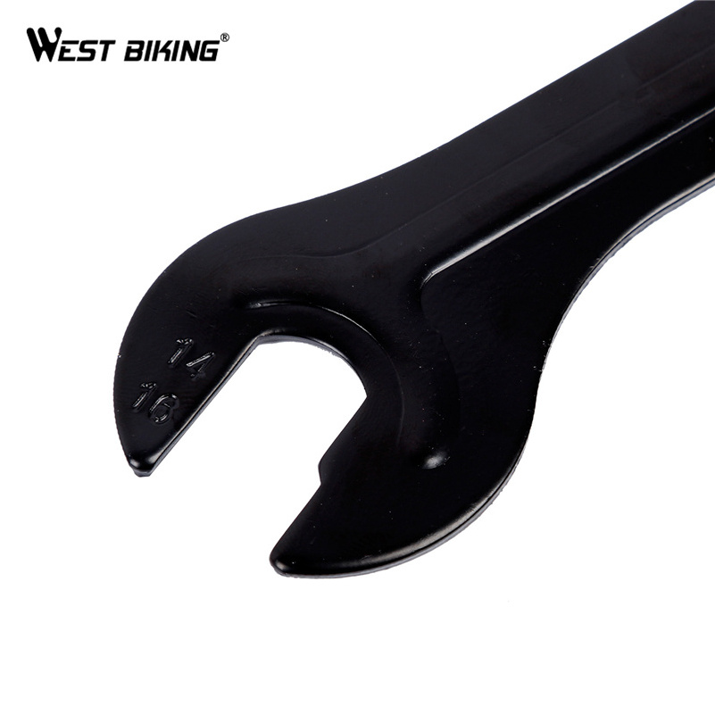 WEST BIKING Bike Repair Tools Bicycle Hubs Cone Spanner 13/15mm & 14/16mm Carbon Steel Headset Wrench MTB Cycling Repair Tools