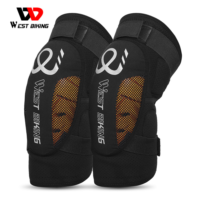 WEST BIKING Breathable Soft Knee Protector Ball Sports Bicycle Cycling Knee Pads Motor Bike Motorcycle Knee Cover Leg Warmer