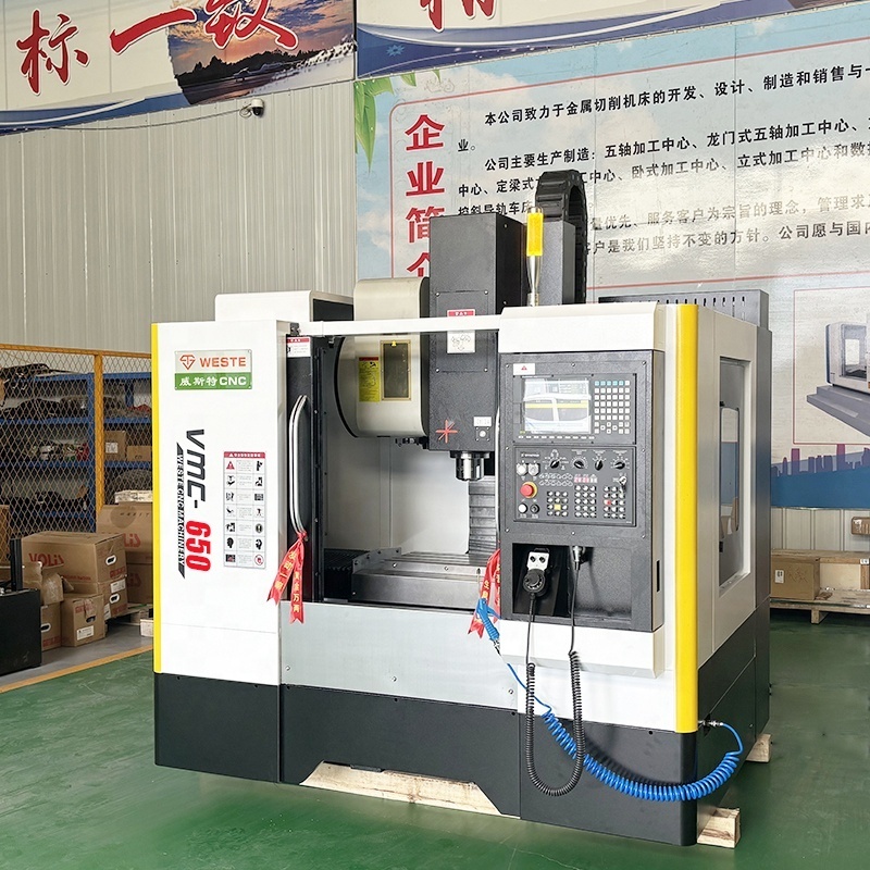 China hot sell hobby fresadora cnc VMC650 VMC640 3 axis CNC bed type CNC milling machine