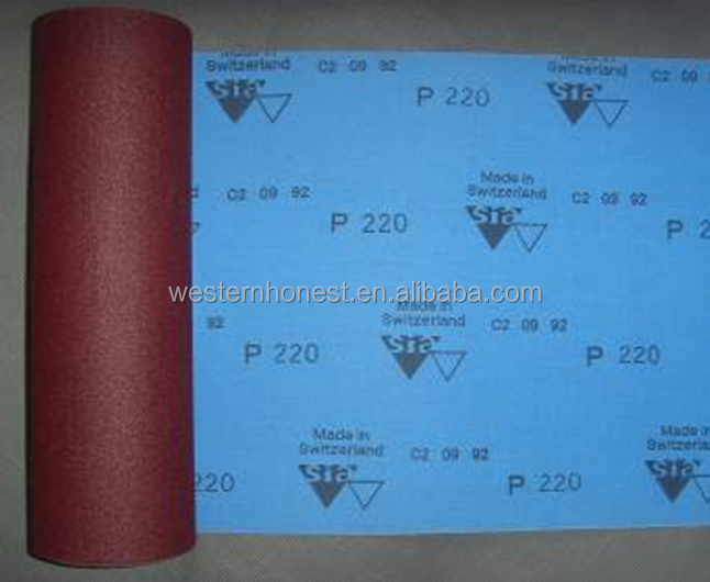 High Quality Abrasive Sanding Cloth Roll Aluminum Oxide Sandcloth J Type Soft Cloth Back Machine Abrasive Roll