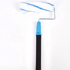 Multi-Function 9" Telescopic Rod Paint Roller Brush Seamless Paint Roller  Extendable Handle