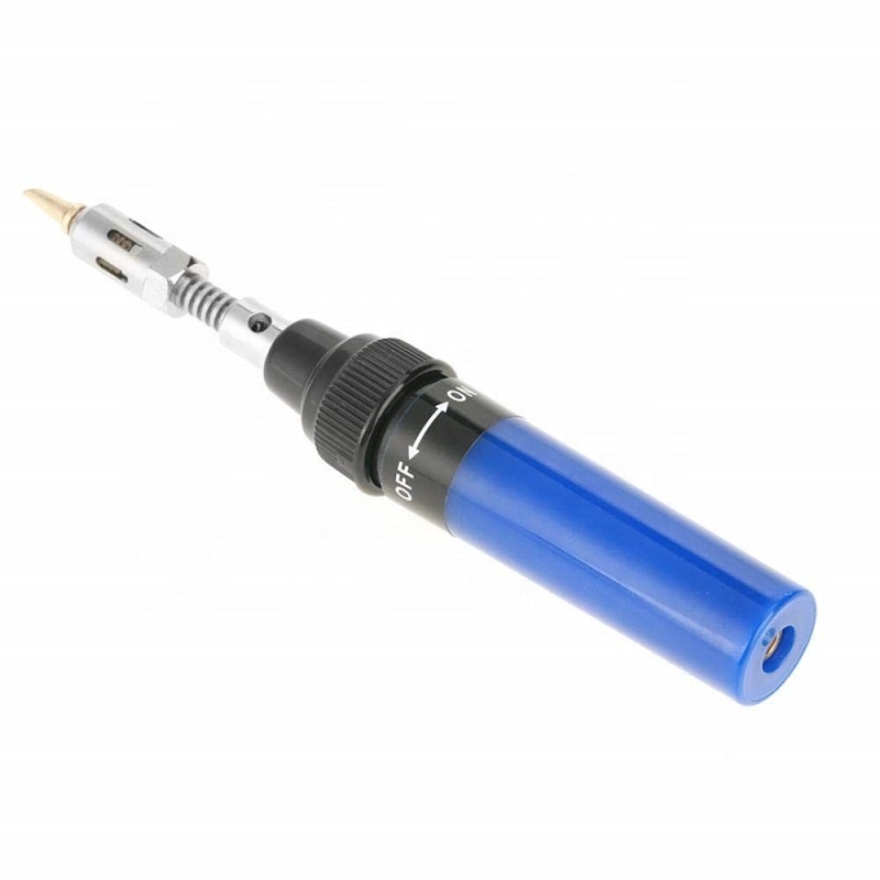 Pen Shape Cordless Blue Butane Pocket Blow Torch Gas Soldering Welding Iron Tool