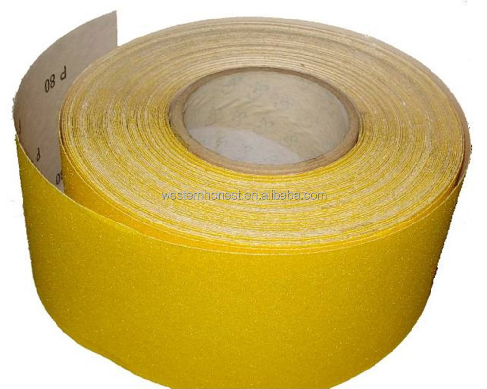 High Quality Abrasive Sanding Cloth Roll Aluminum Oxide Sandcloth J Type Soft Cloth Back Machine Abrasive Roll