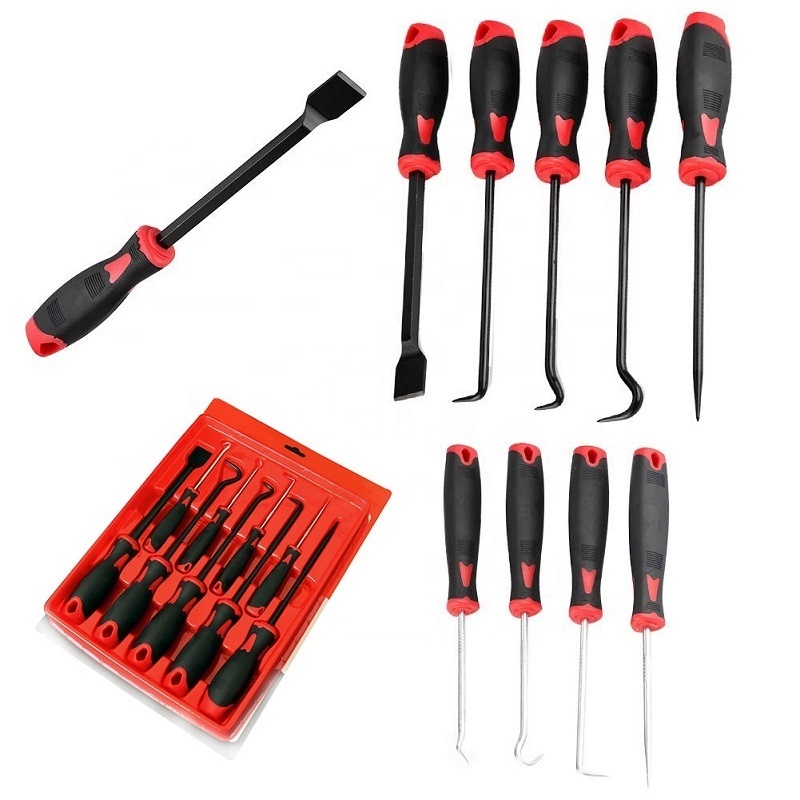 9PC Precision Hook and Pick Garage Repair Tool Set Oil Seal Gasket Puller Remover for Car Auto