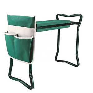 Garden Kneeler and Seat Foldable Garden Stool Garden Bench with Kneeling Pad for Protecting Kneel Back Pain