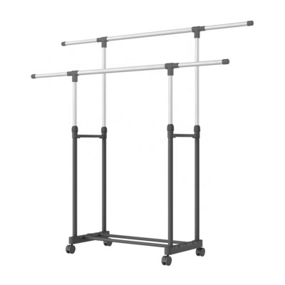 Floor Retractable Multifunctional  Standing Coat Rack Clothes Drying Rack For Clothes