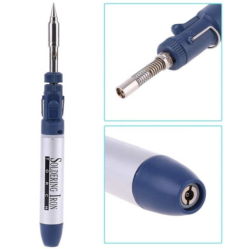 Portable Eletronic 3 In 1 Cordless Butane Torch Gas Soldering Pen Welding Torch Tool