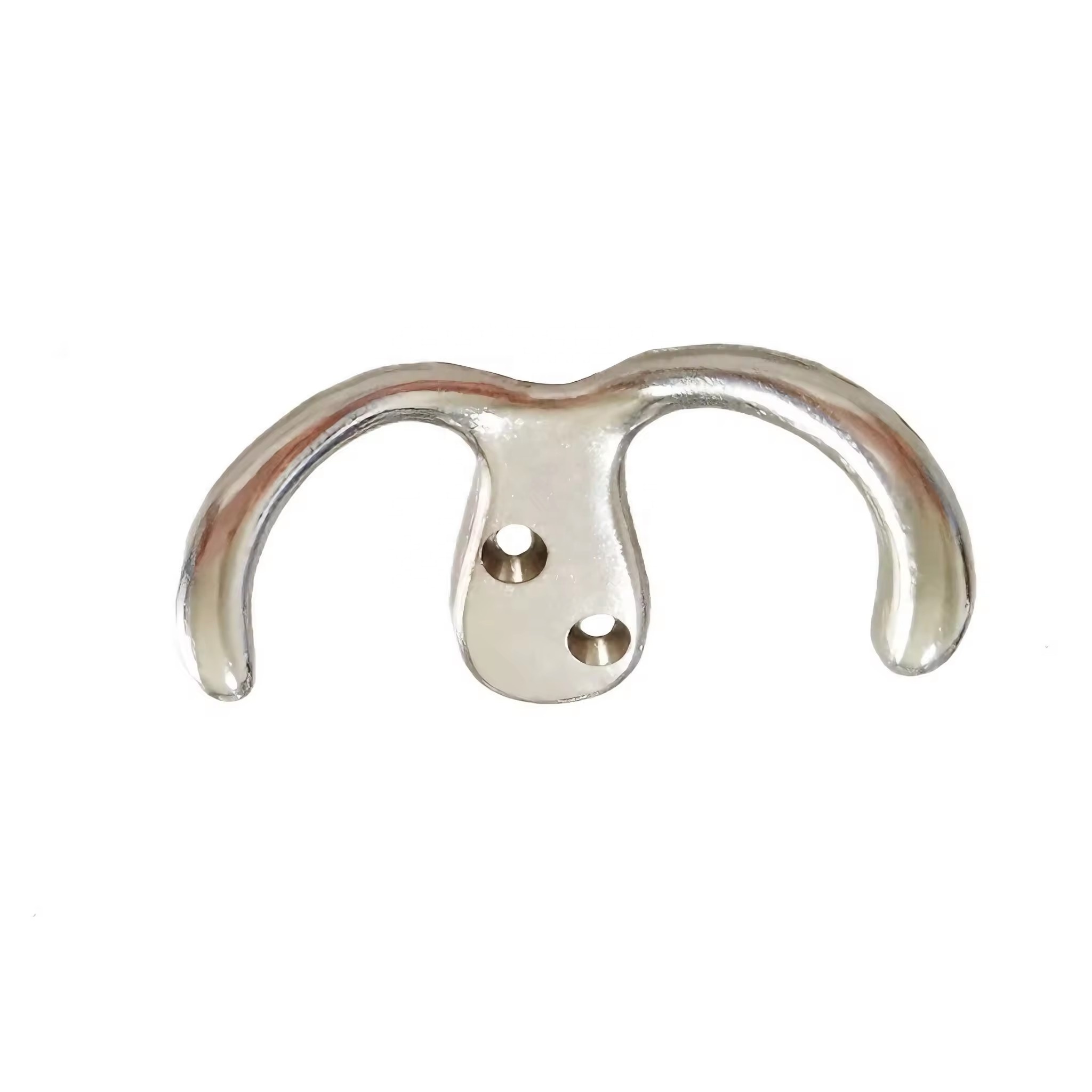 High quality Heavy Small Duty Wall Mounted Double Robe Hook Coat Hooks Utility Hanger