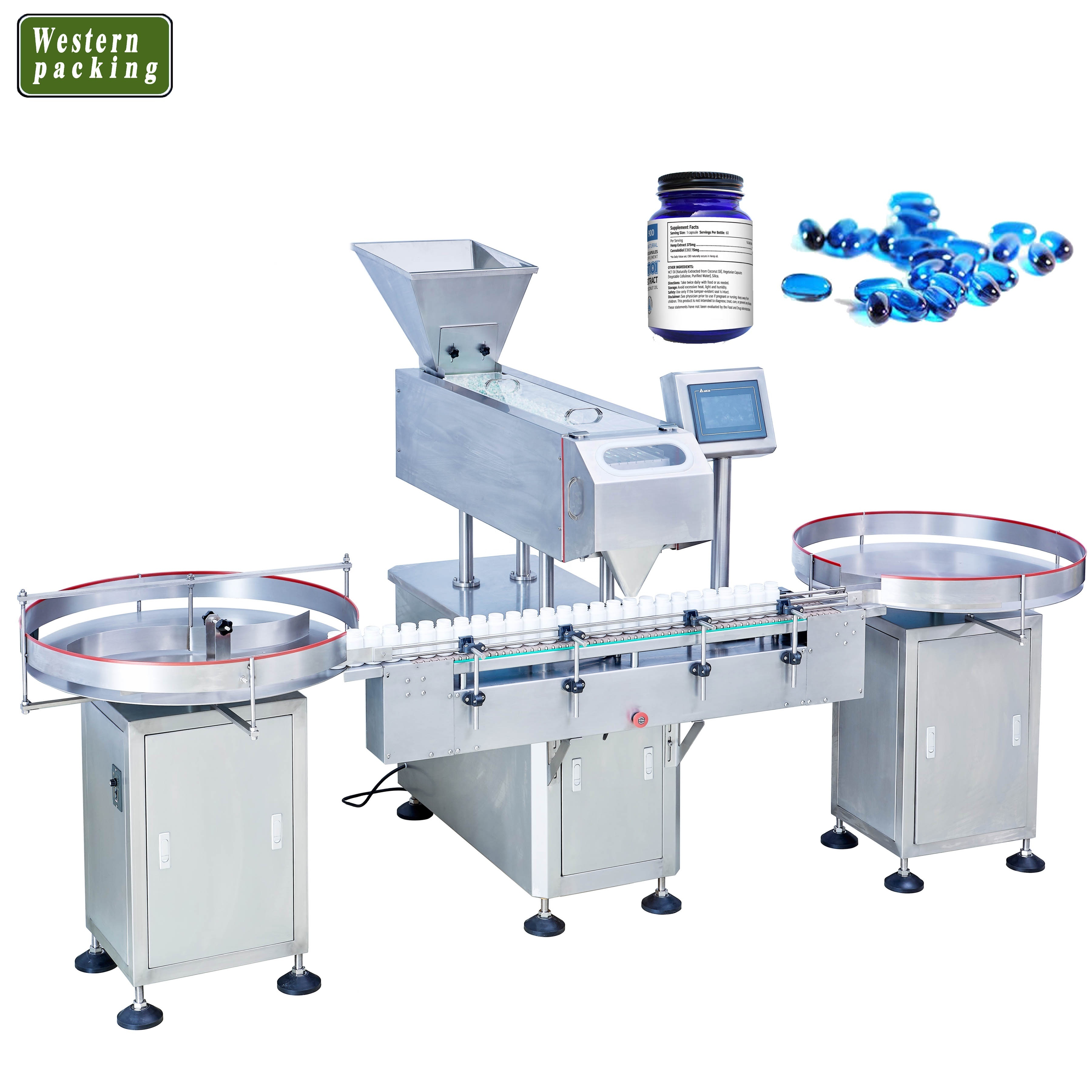 Gummy Counting Machine Automatic Candies Filling Machine with Counter