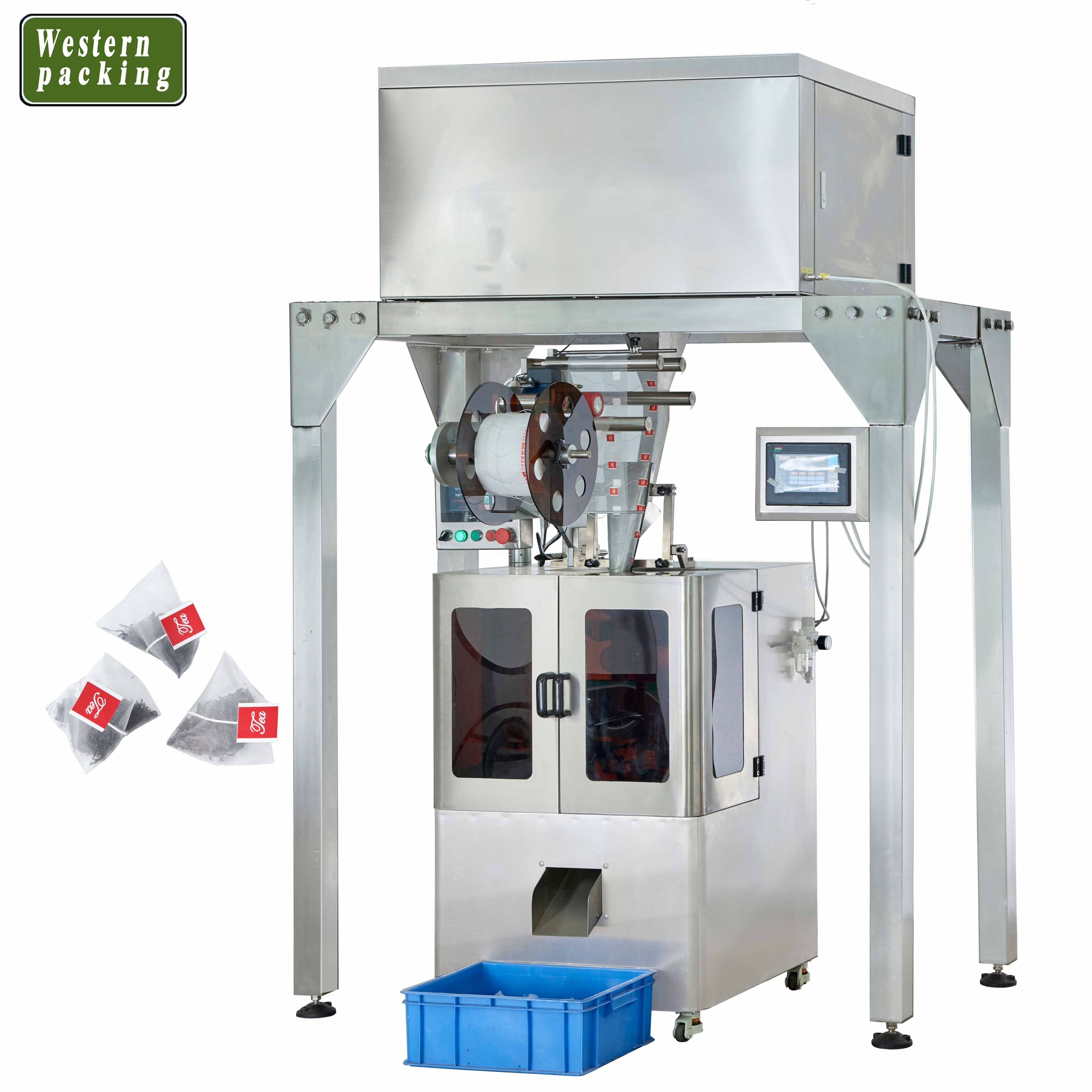 pyramide triangle tea bag packing machine