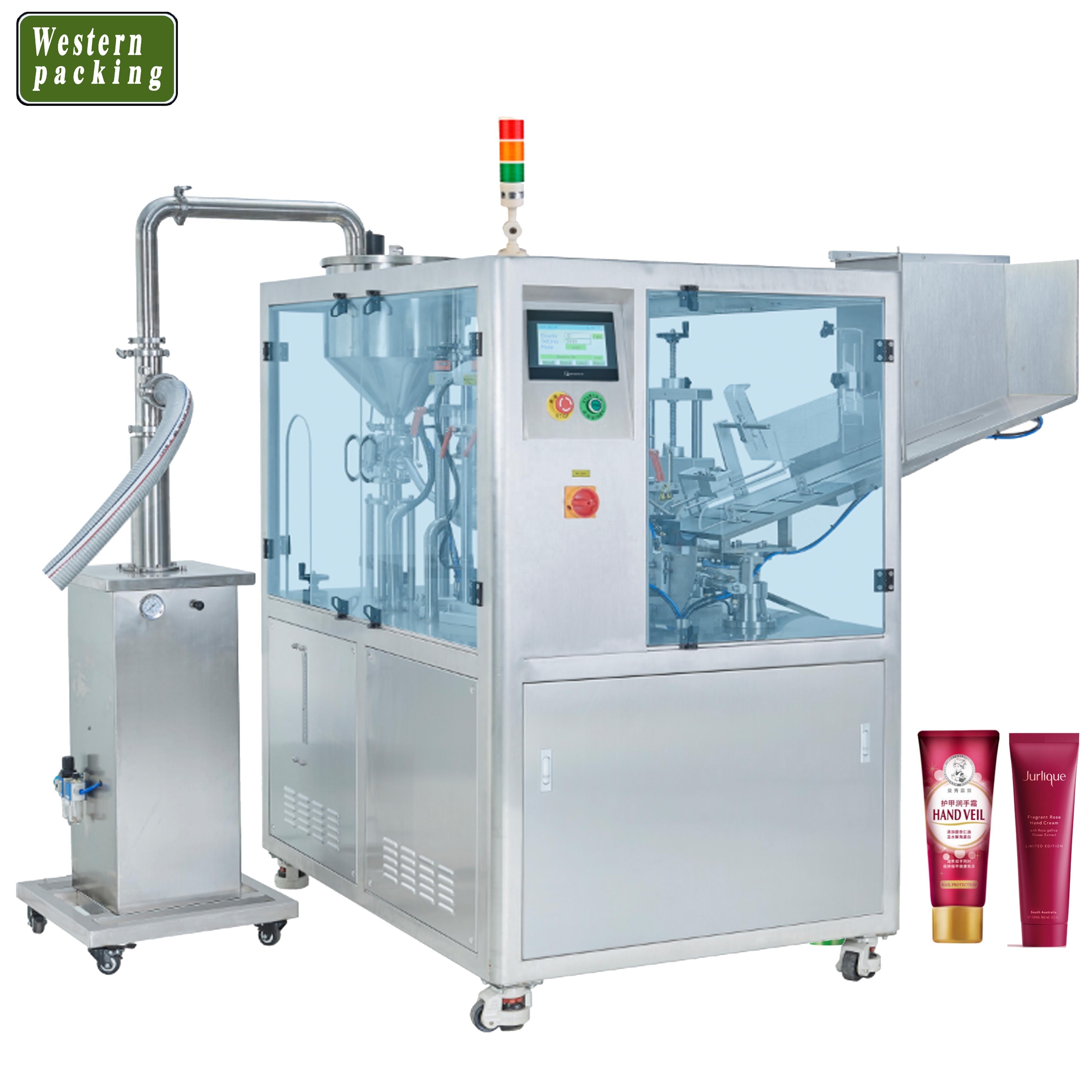 Cosmetic Cream Tube Filling Sealing Machine