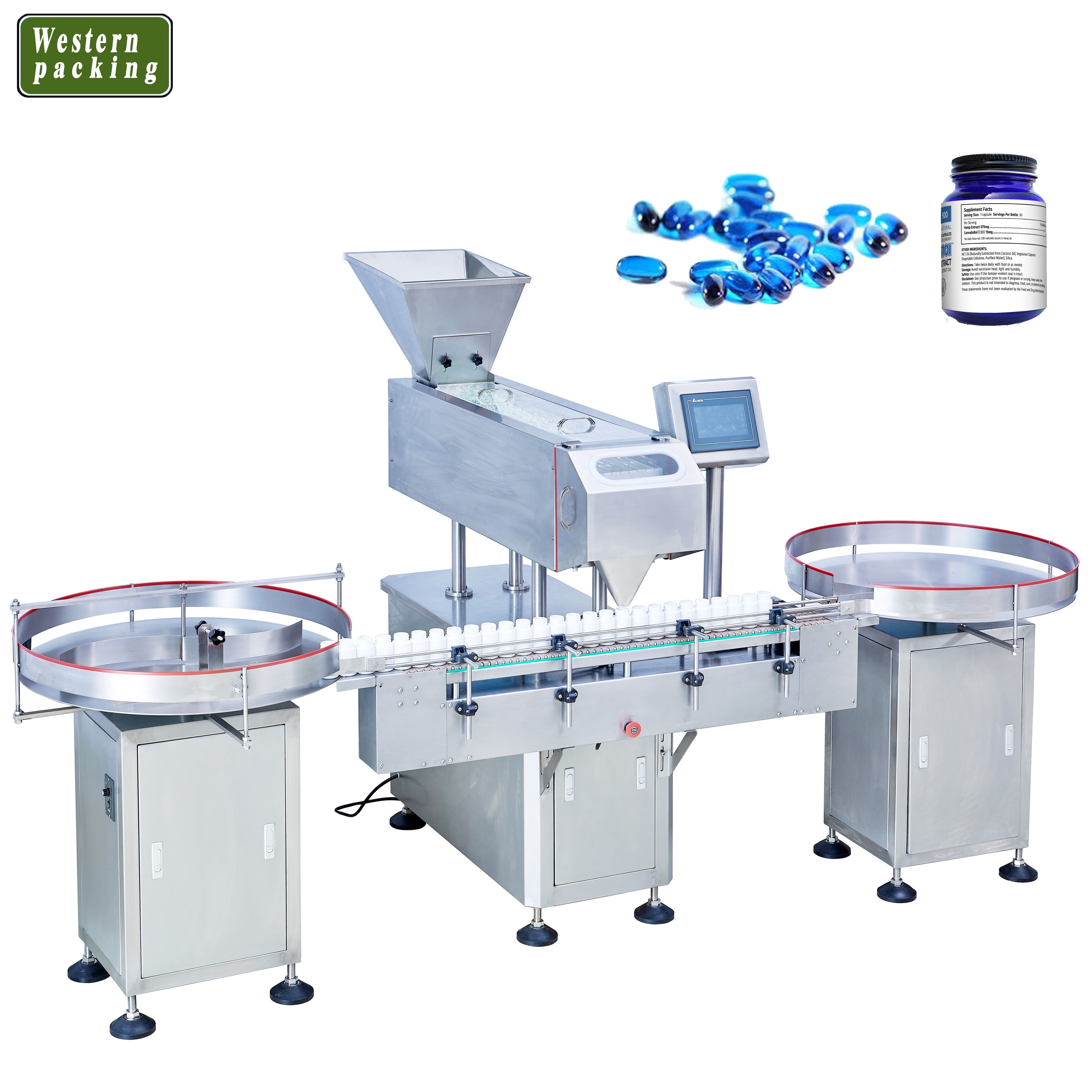 Gummy Counting Machine Automatic Candies Filling Machine with Counter