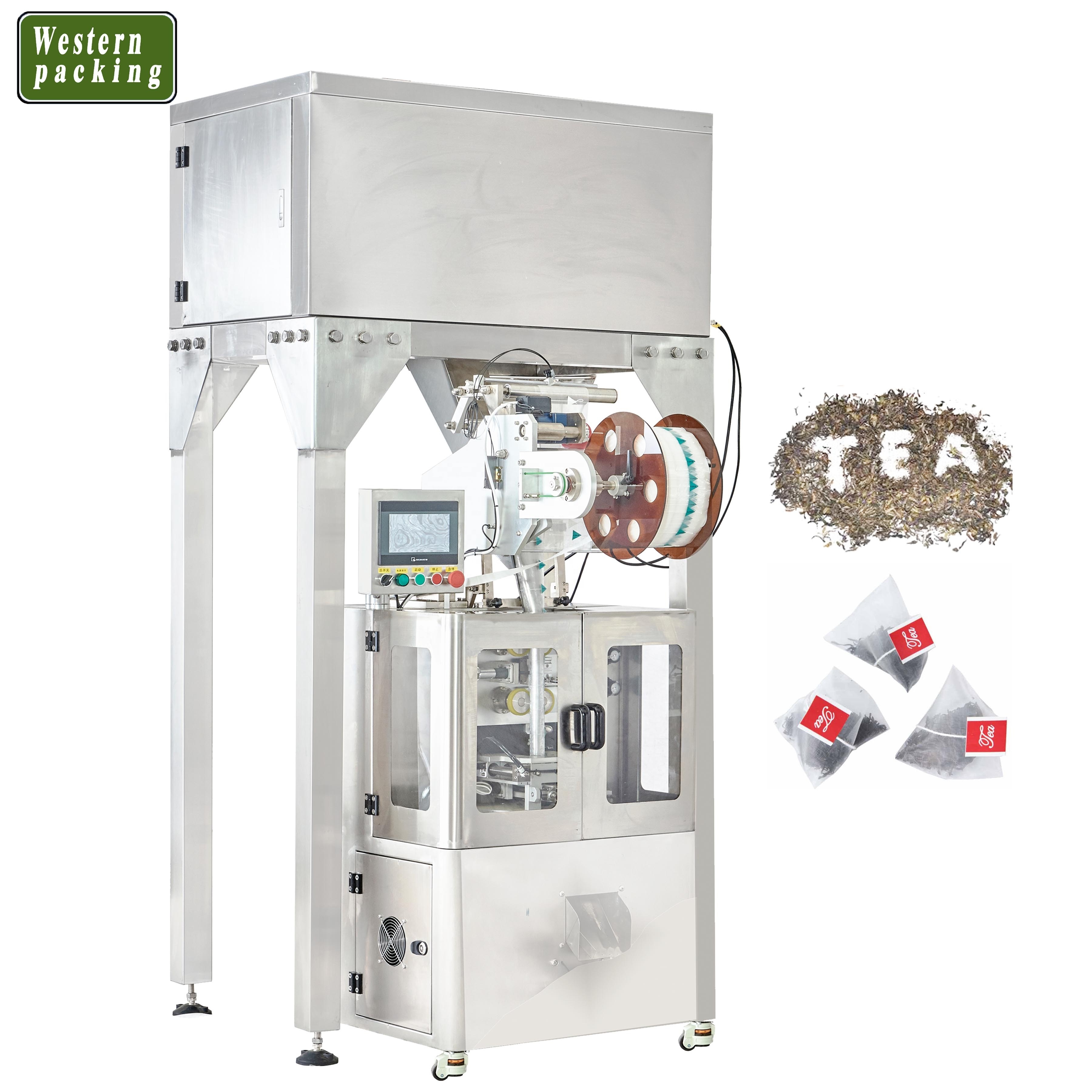 pyramide triangle tea bag packing machine