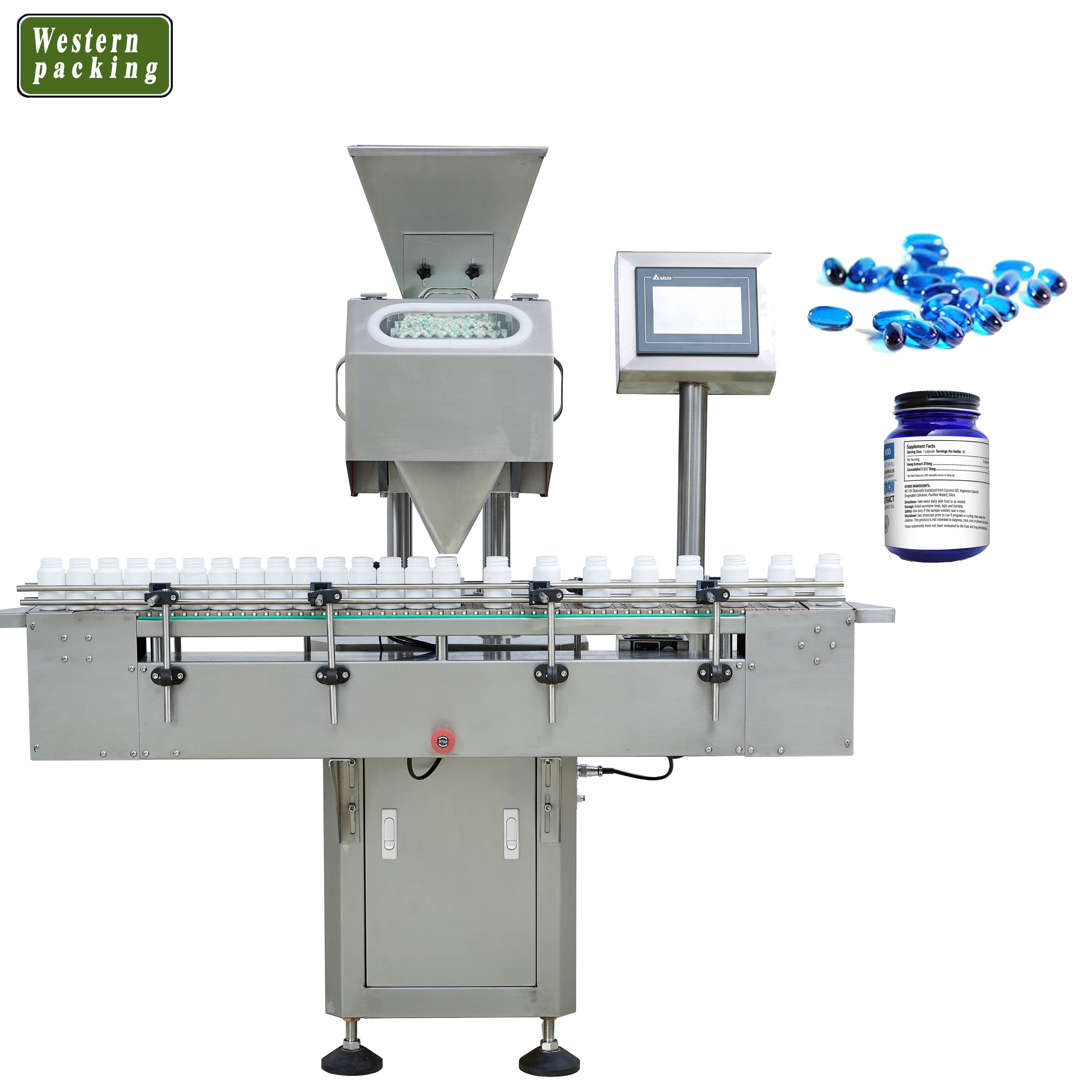 Gummy Counting Machine Automatic Candies Filling Machine with Counter