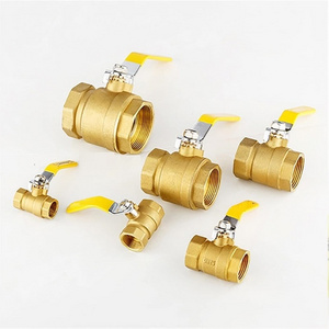 3/4" NPT Lead Free Full Port Forged Brass Ball Valve Full Port Heavy Duty Brass Ball Valve Shut Off Switch for Water and Oil