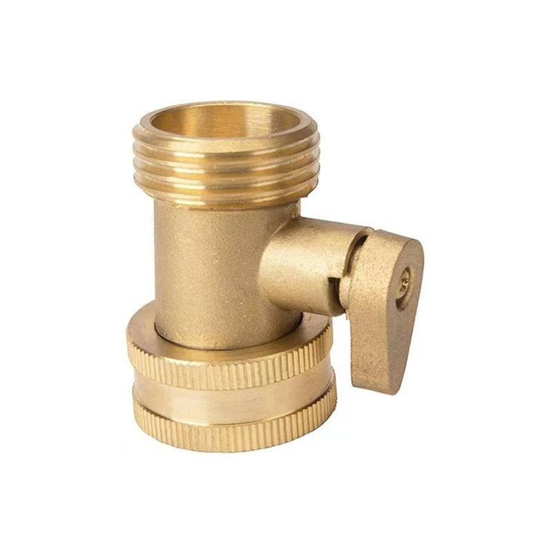 Plumbing 3/4 inch swivel head 3/4 inch male thread outlet Solid Brass Ball Shut off Valve