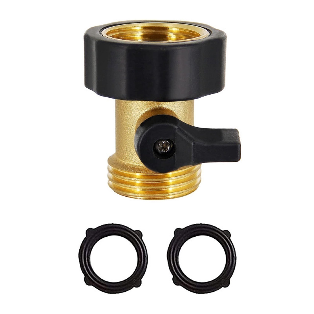 Plumbing 3/4 inch swivel head 3/4 inch male thread outlet Solid Brass Ball Shut off Valve