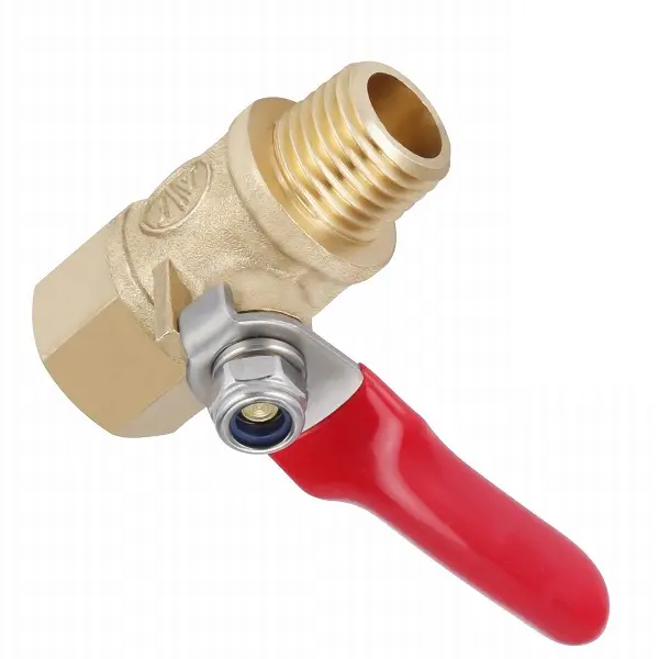 Washing Machine 1/4 Inch NPT Air Compressor Brass Valve Female Male Shut Off Small Brass Mini Gas Valve