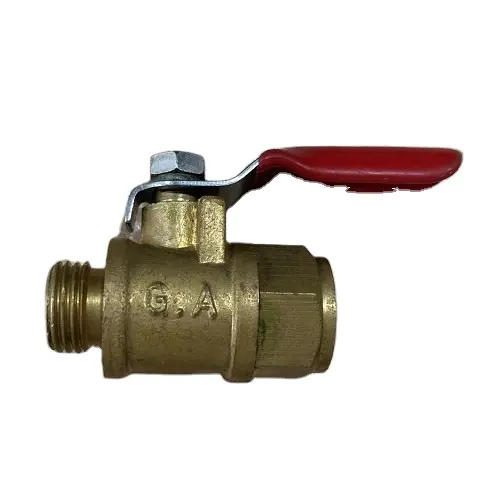 Washing Machine 1/4 Inch NPT Air Compressor Brass Valve Female Male Shut Off Small Brass Mini Gas Valve