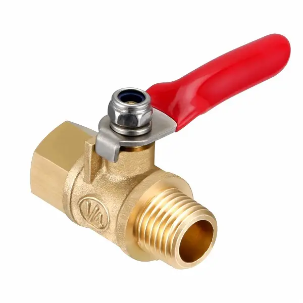 Washing Machine 1/4 Inch NPT Air Compressor Brass Valve Female Male Shut Off Small Brass Mini Gas Valve