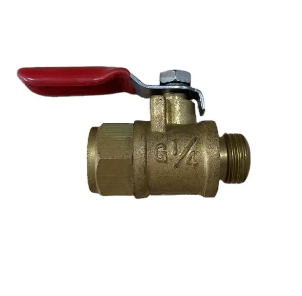 Washing Machine 1/4 Inch NPT Air Compressor Brass Valve Female Male Shut Off Small Brass Mini Gas Valve