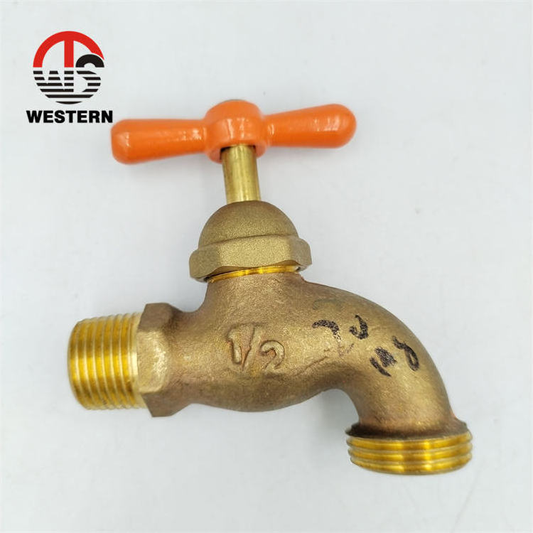 150 200 wog BSP NPT stop type slow open bib water hose bib tap 1/2