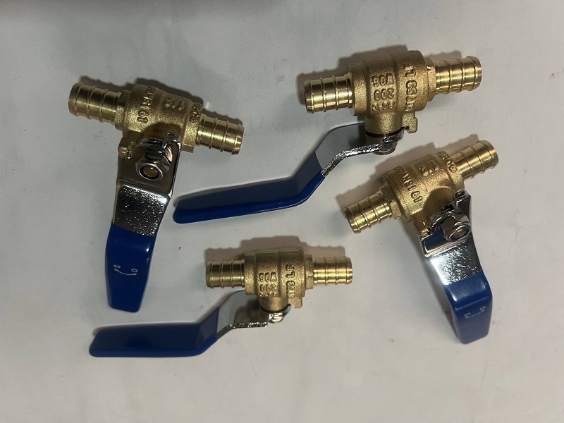 3/4 Inch Pex Brass Full Port Shut-off Ball Valve for Hot and Cold Water