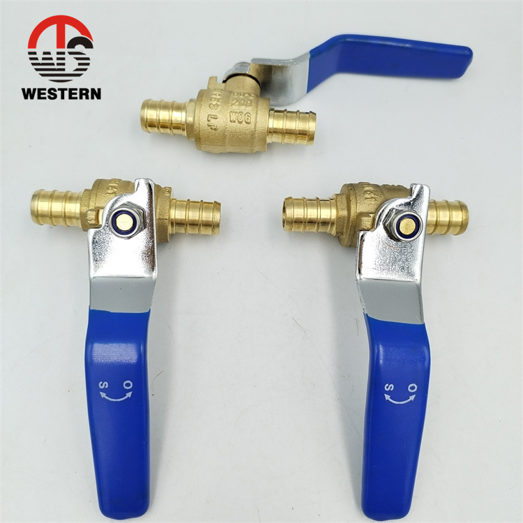 PEX 1/2-in PEX Lead Free Brass Shut off Ball cock Valve