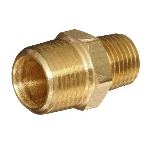 OEM Standard 1/2' ~ 2' Brass Water Pipe Plumbing Fitting Couplings Hydraulic Hose Pipe Adapters Sleeve Fitting