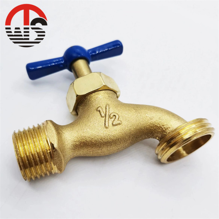 1/2 Inch Sanitary Bib Cock Taps wall mounted hose bib tap water brass tap light bibcock globe valves