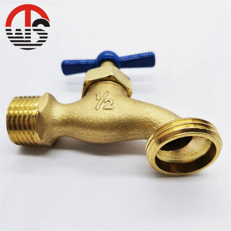 1/2 Inch Sanitary Bib Cock Taps wall mounted hose bib tap water brass tap light bibcock globe valves