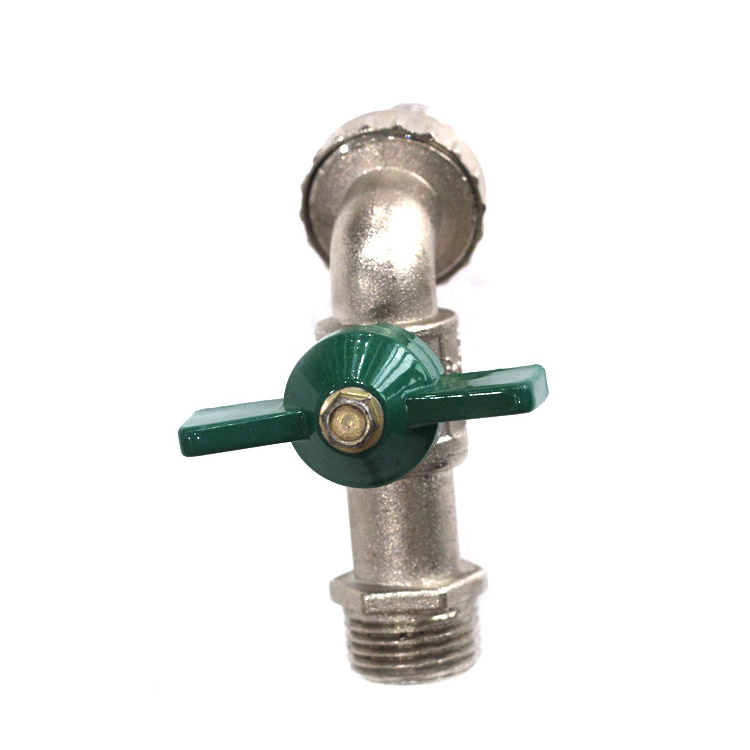 1/2 x 3/4 inch NPT threaded hose tap brass ball bib cocks faucet valve with adapter