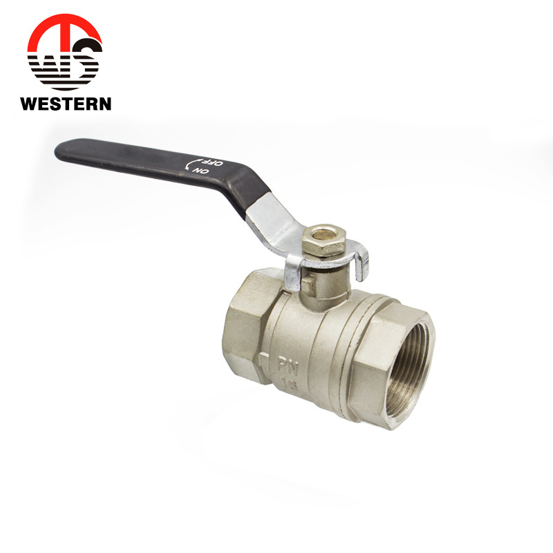 1-1/4 inch DN32mm female NPT BSPP thread brass Air Compressor ball valves with lever