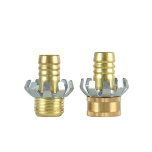 5/8" 1/2" Garden Hose Brass Connector Hose Fitting With Claw