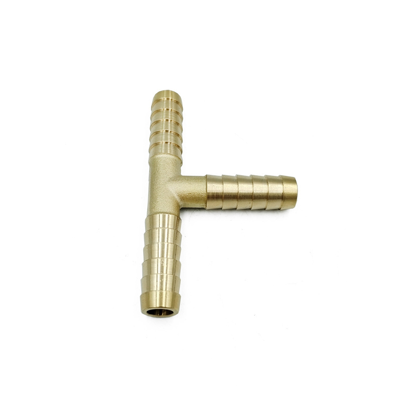 Customized Brass Barb Pipe Fitting 2 3 4 way brass connector For 6mm 8mm hose copper Pagoda Water Tube Fittings