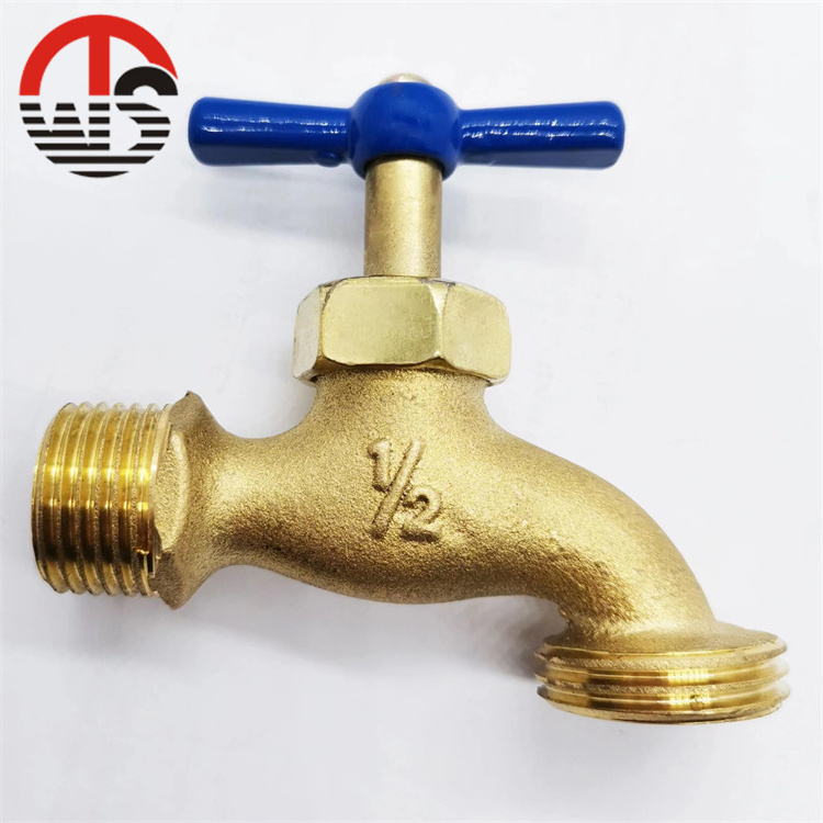 1/2 Inch Sanitary Bib Cock Taps wall mounted hose bib tap water brass tap light bibcock globe valves