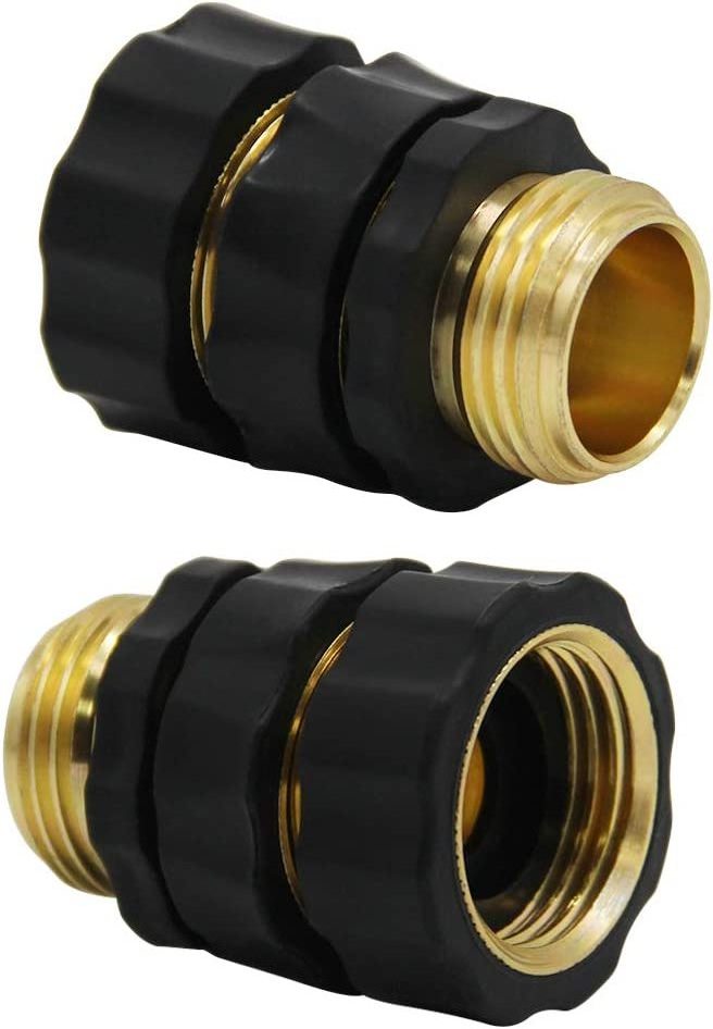 3/4 Inch Garden Hose Fitting Quick Connector Male And Female Thread Connector Quick Connect Brass Fittings