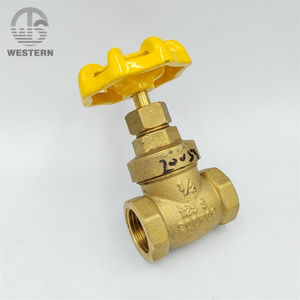 80mm 1/4 -  2 3 4 inch 125S 200 WOG pn16 female manual type  water supply american standard brass gate valve