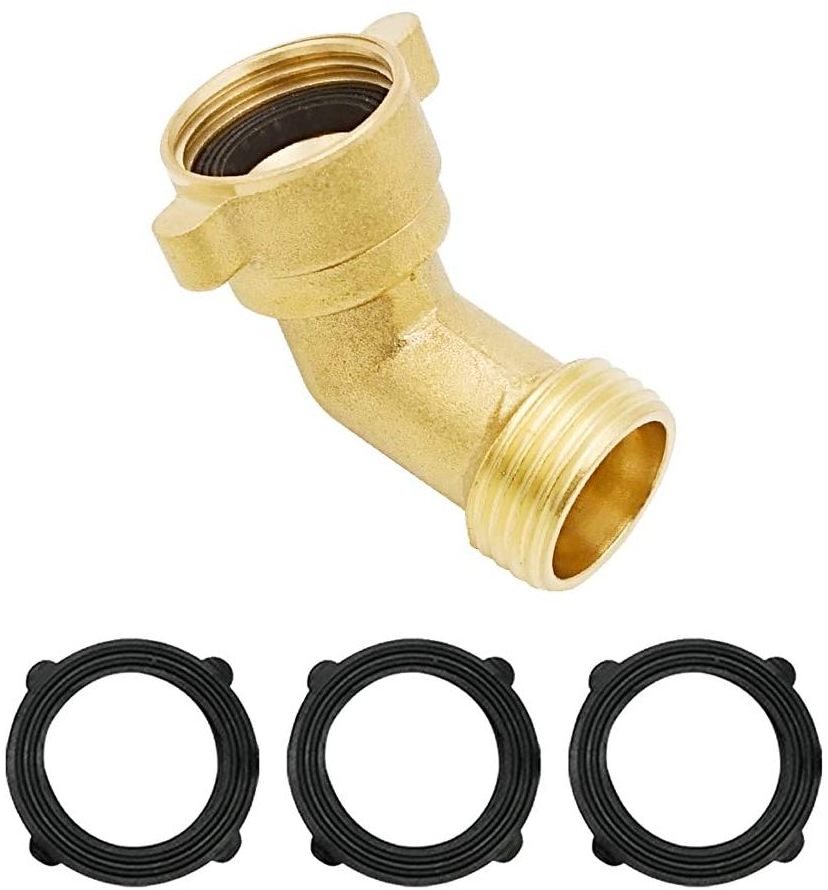 90 Degree Hose Elbow- Eliminates Stress and Strain On RV Water Intake Hose Fittings