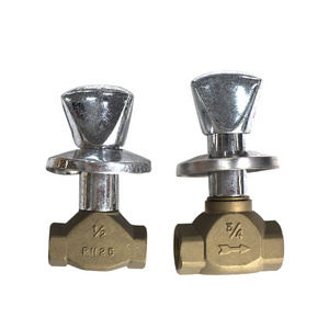 1/2 3/4 inch Female NPT thread Brass Stop Drainage Valve