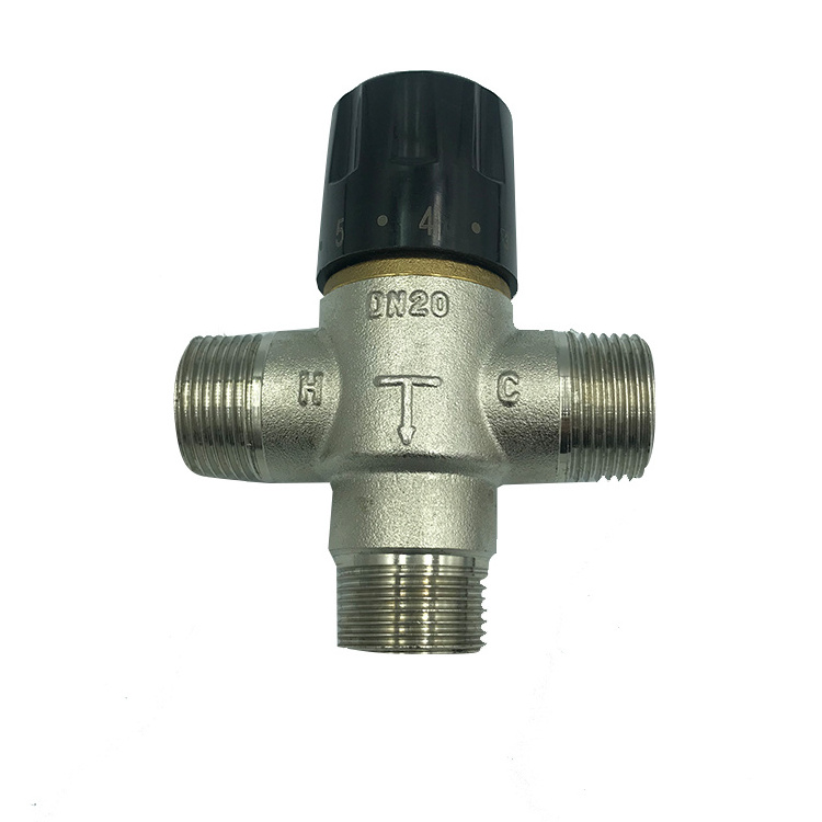 DN20 Thermostatic Temperature Automatic Control Pressure Reduce Brass Mixing Valve